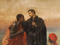 San Pedro Claver bautizó miles de esclavos que pasaban por Cartagena. San Pedro Claver bautizó miles de esclavos que pasaban por Cartagena.