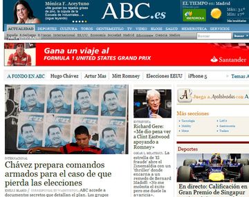 Grave denuncia de un diario español contra Hugo Chávez