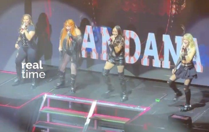 Así fue la vuelta de Bandana a los escenarios: cantaron en el Gran Rex