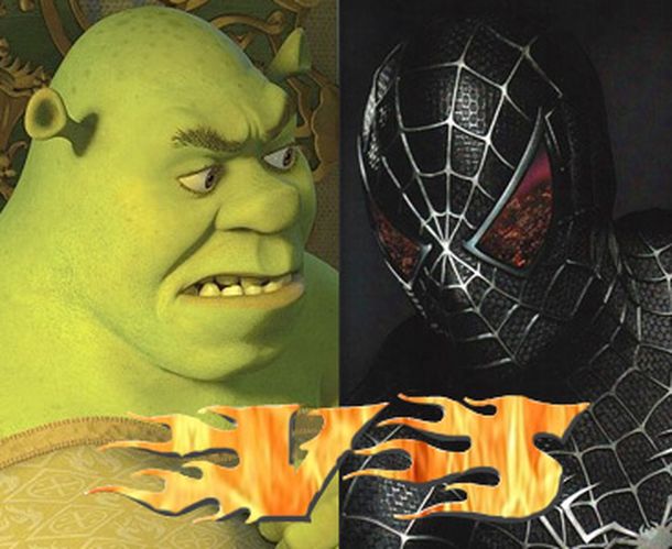 Shrek vuelve al ruedo y a los arañazos contra Spider Man