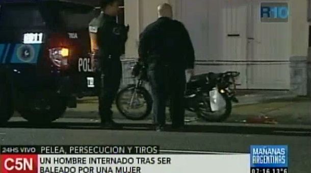 Pelea, persecución y tiros en Constitución: un herido