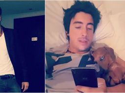 Santi Vázquez junto a su perrita Coca Santi Vázquez junto a su perrita Coca