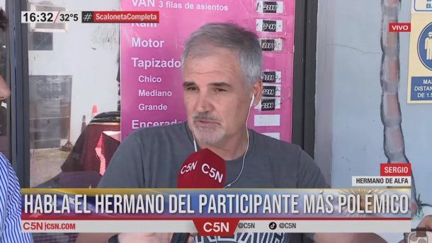Gran Hermano: la insólita defensa del hermano de Alfa con Jorge Rial