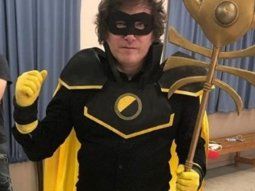 Milei leyó un párrafo de Batman en el discurso que leyó en Cadena