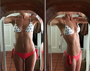 Una famosa se hizo una selfie en bikini