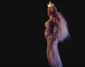 Show de Beyonce embarazadaen los Grammy