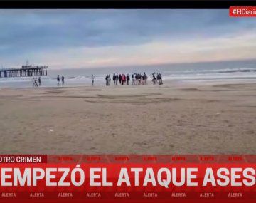 Primer video del asesinato en Santa Teresita: así comenzó la pelea en la playa
