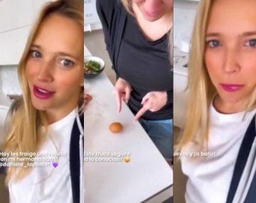 A lo Paola Argento: el divertido blooper de Luisana Lopilato con un huevo