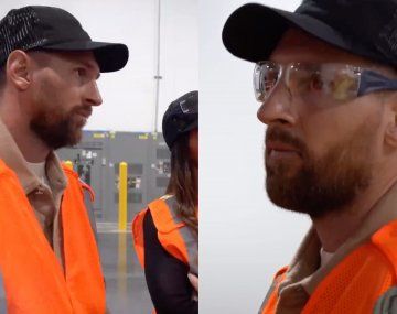 Sorpresa por el video del Messi vestido de operario en una fábrica: de qué se trata