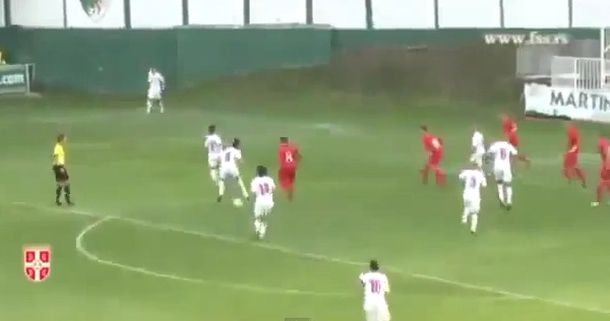 Un gol increíble convertido por el sub-17 de Serbia