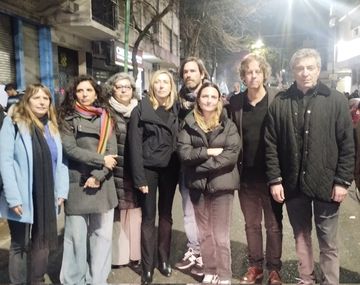 Dirigentes de izquierda se movilizaron al PJ en apoyo a Cristina tras el fallo de la Corte