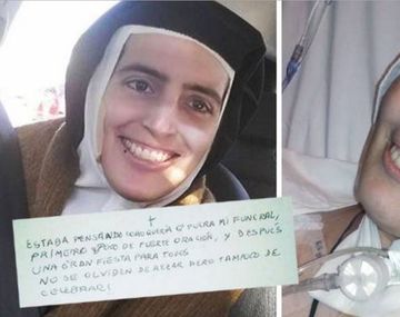 Hasta su muerte esta monja no dejó de sonreír