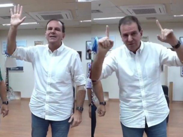 El alcalde de Río de Janeiro calentó la previa de la final de la Copa Libertadores con Boca