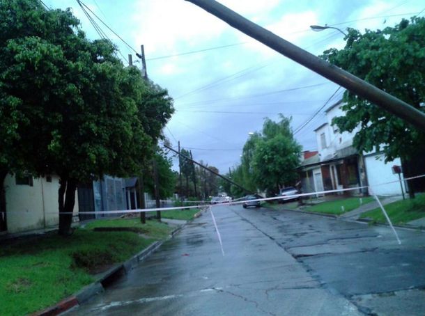 Mirá las imágenes y los videos del fuerte temporal que azotó a la provincia de Buenos Aires