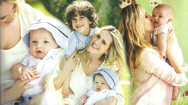 Julieta Prandi presentó a su Rocco, su segundo hijo