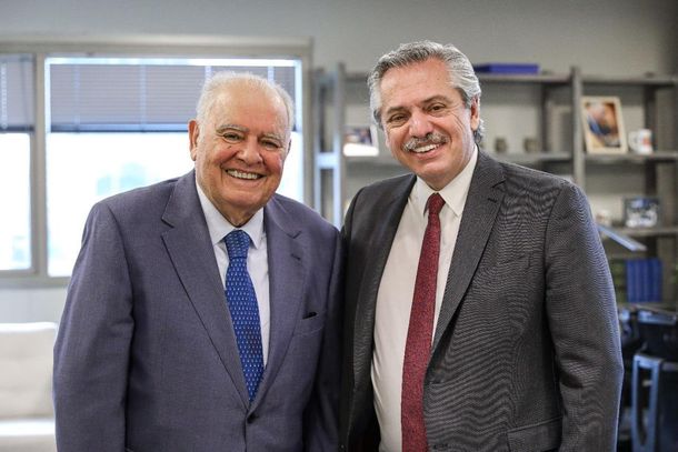 Alberto Fernández y Enrique Iglesias