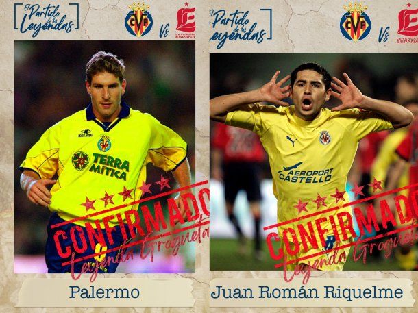 Con Palermo y Riquelme, Villarreal festeja sus 100 años: cuándo, a qué hora y dónde verlo