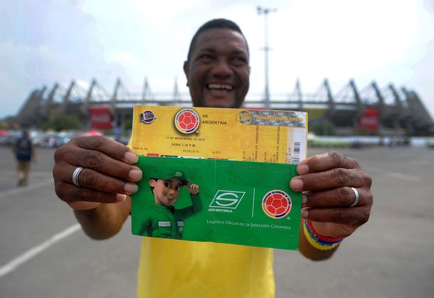 Expectativa en Colombia por el partido ante Argentina