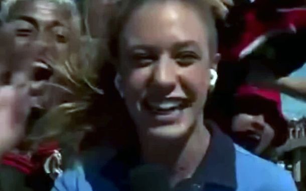 Hinchas de Flamengo agredieron a periodista brasileña que cubre la final de la Libertadores