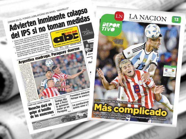 Qué dicen los diarios de Paraguay sobre la victoria de la Selección Argentina