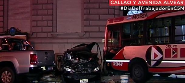 Ocurrió en Callao y Marcelo T de Alvear