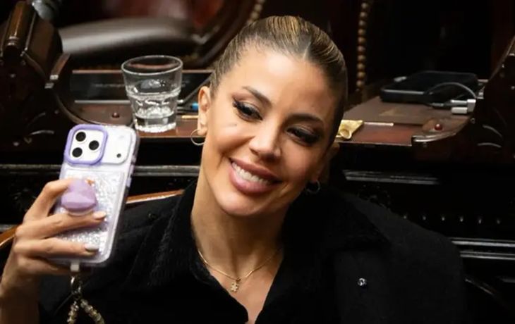 Criticaron a Virginia Gallardo por sus selfies en el Congreso.
