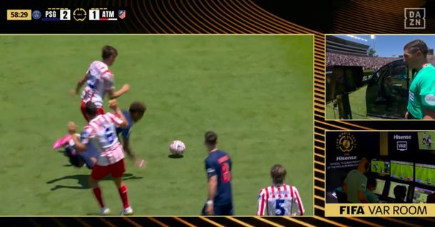 Primera polémica en el Mundial de Clubes: el gol que le anularon a Julián Álvarez ante el PSG