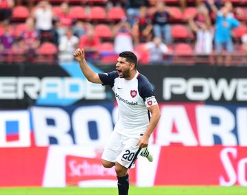 El grito de gol de Ortigoza tras el penal ante Sarmiento