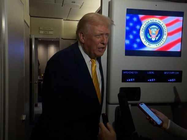 Repudiable respuesta de Donald Trump a una periodista que le preguntó por el caso Jeffrey Epstein: Callate cerdita