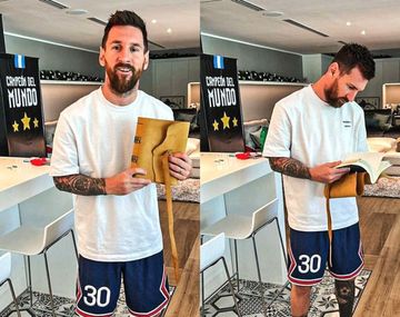 El emotivo regalo que recibió Messi antes de volver a París