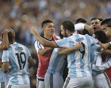 Las fotos del triunfo de Argentina ante Chile