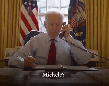 Joe Biden llamó a una desempleada