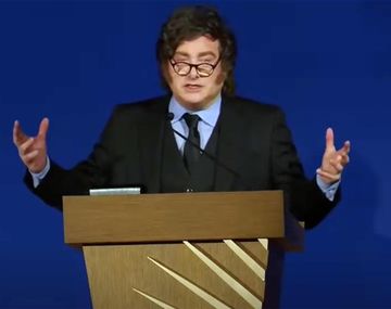 Javier Milei y su discurso puramente de campaña ante empresarios de los Estados Unidos.
