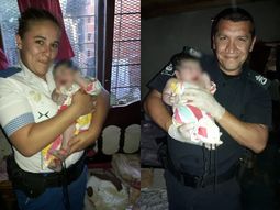 A horas de la Navidad, policías ayudaron a dar a luz a una mamá
