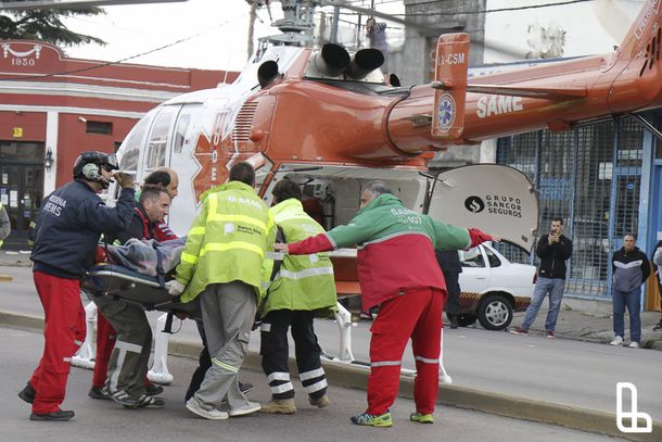 El Same de Lanús realizó un éxito simulacro de accidente múltiple