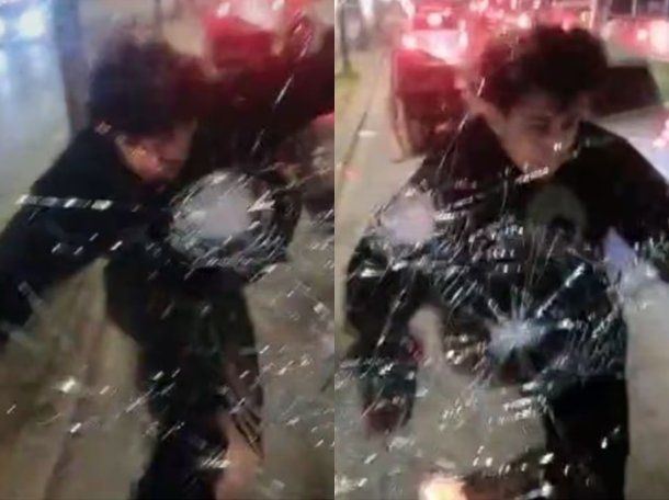 Tigre: un hombre rompió el parabrisas de un colectivo durante una pelea con el chofer