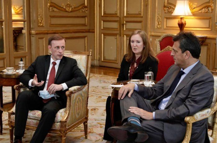 Sergio Massa se reunió con el asesor de Seguridad Nacional de Joe Biden