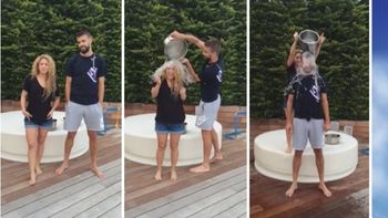 shakira embarazada y pique se suman al #icebucketchallenge shakira embarazada y pique se suman al #icebucketchallenge