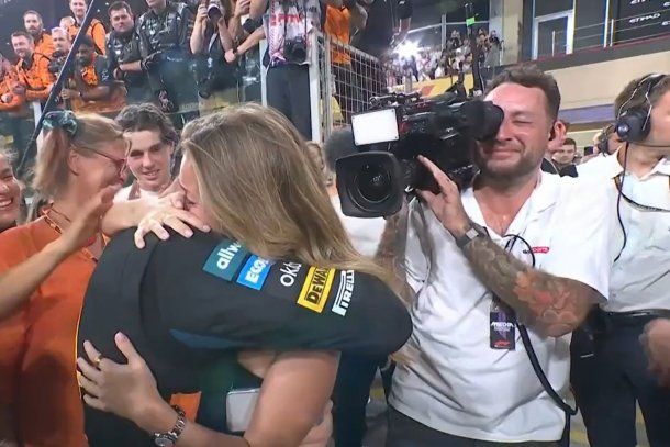 La emoción de Lando Norris