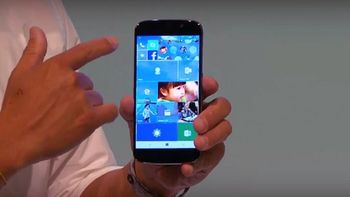 acer presenta el primer smartphone con windows 10