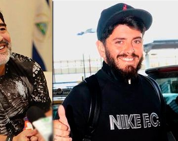 Diego Jr. habló de su encuentro con Maradona
