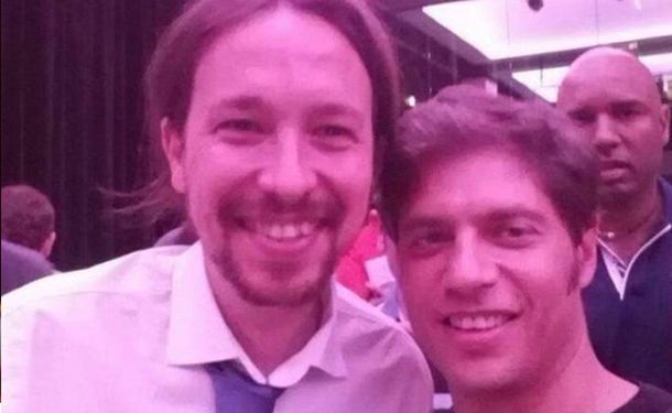 Axel Kicillof está en España apoyando a Podemos en las elecciones