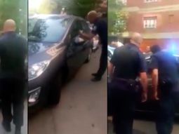 Un conductor chocó un auto en Mar del Plata Un conductor chocó un auto en Mar del Plata