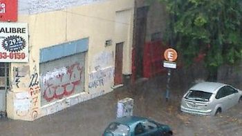 la plata quedo colapsada por una replica del temporal la plata quedo colapsada por una replica del temporal