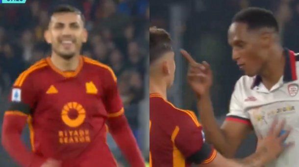 Con polémico gesto incluido, Leandro Paredes y Yerry Mina protagonizaron un duro cruce