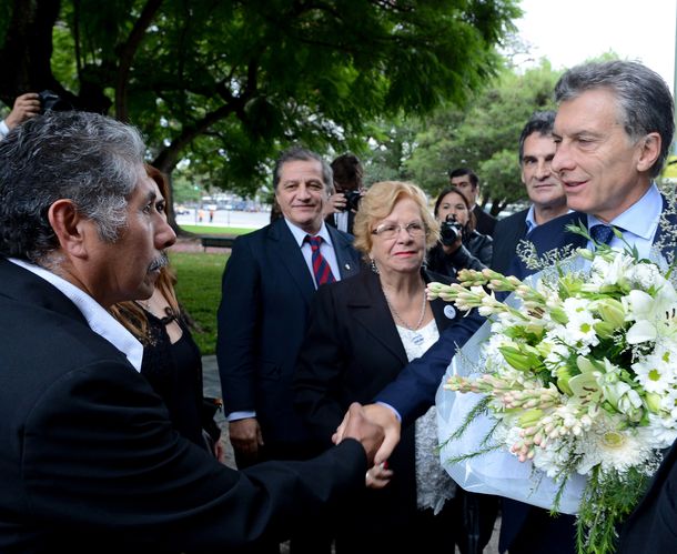 Mauricio Macri participó del homenaje a los ex combatientes
