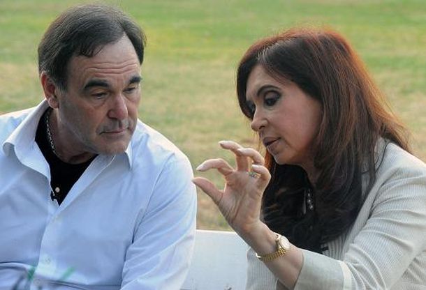 Oliver Stone y Cristina Kirchner