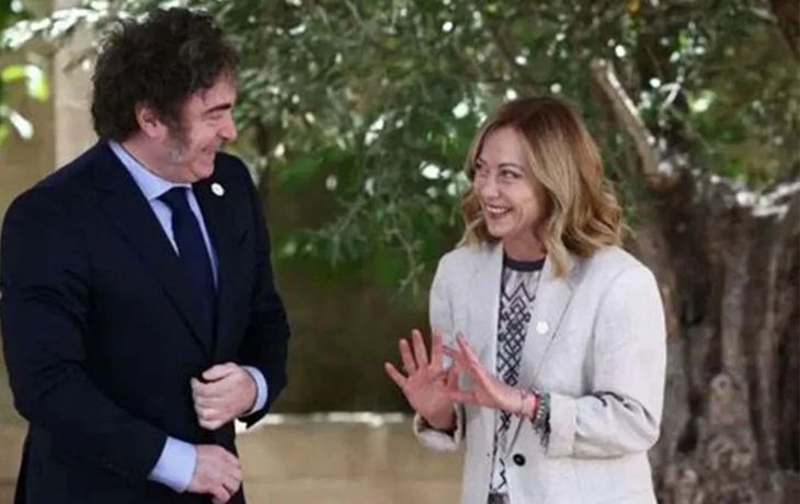 Los detalles de la cena de Javier Milei con Giorgia Meloni en la Quinta de Olivos