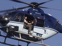Qué dijo Berni del vuelo sobre la playa de su helicóptero en Gesell