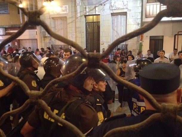 Incidentes en la Convención radical al conocerse la victoria de Ernesto Sanz